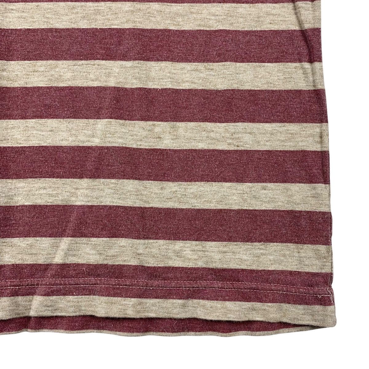 Quiksilver Vintage 90s QUIKSILVER hanley neck stripe tee Size US L / EU 52-54 / 3 - 8 Thumbnail