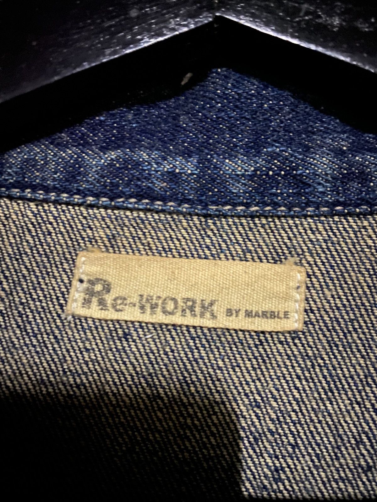 Japanese Brand Vintage Re-Work by Marble Denim Jacket | Unisex Japanese Size US S / EU 44-46 / 1 - 10 Thumbnail
