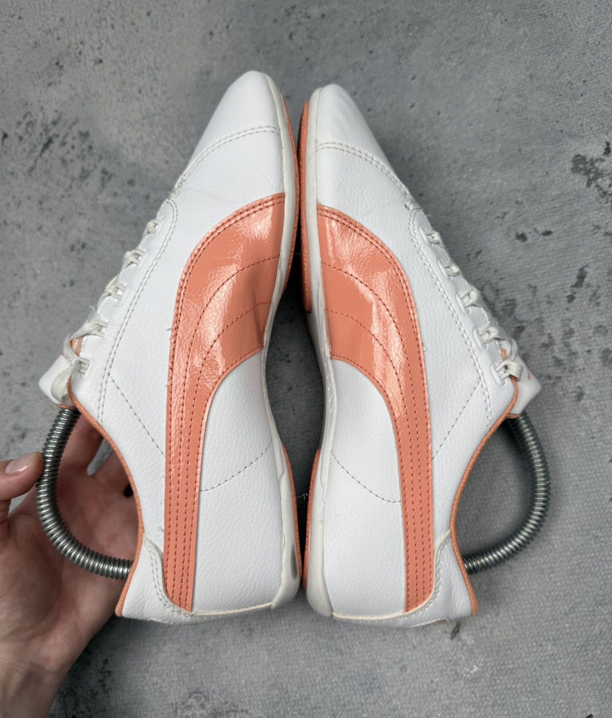 Puma Vintage Puma Speedcat Leather Y2K White Sneakers Rare 00s Size US 6 / IT 36 - 6 Thumbnail