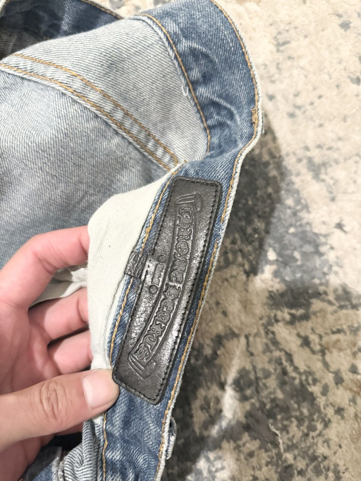 Chrome Hearts Chrome Hearts Canes Exclusive Diamond Crosses Sliver JEANS Size US 36 / EU 52 - 12 Thumbnail