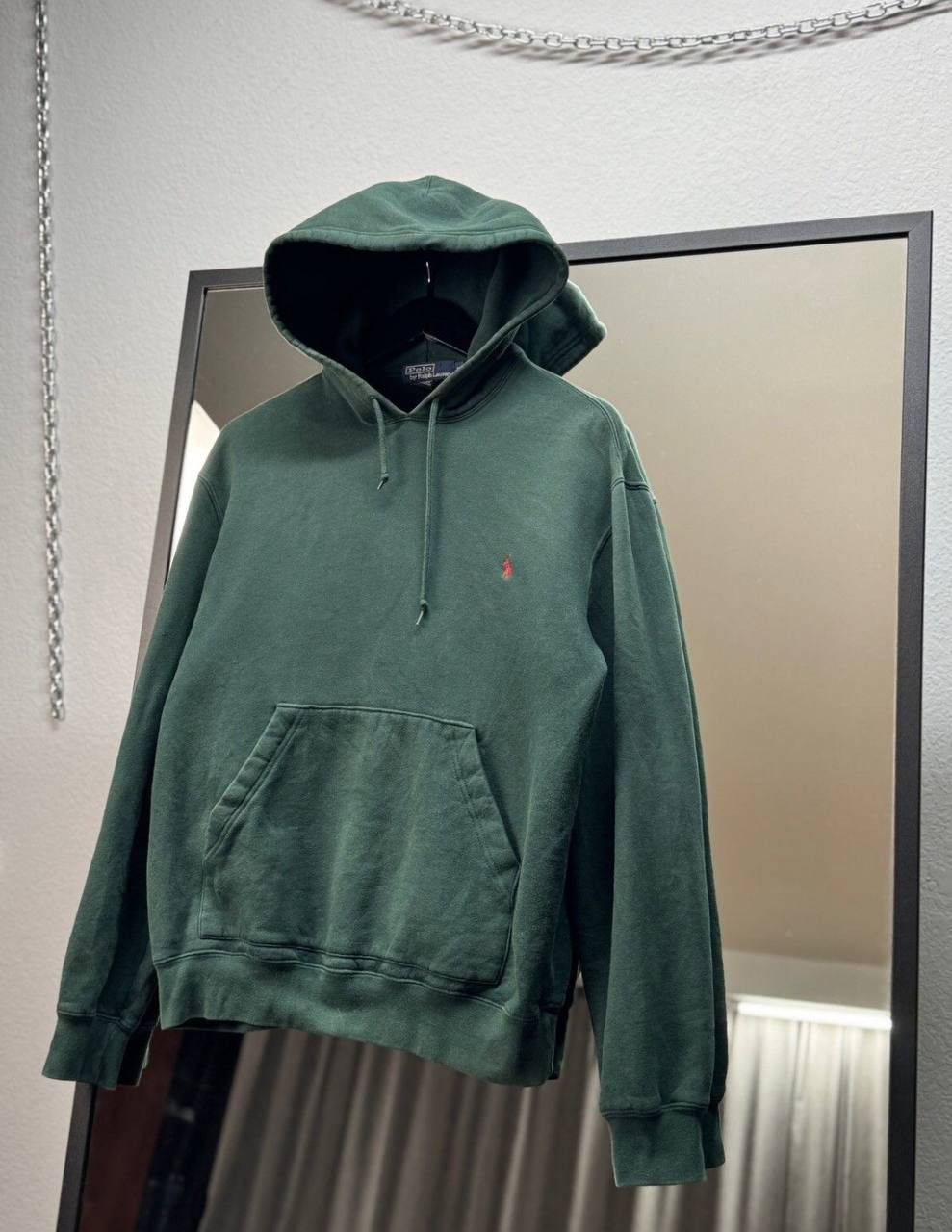Polo Ralph Lauren × Vintage Polo Ralph Lauren 90s Hoodie Faded Oversized Vintage Size US M / EU 48-50 / 2 - 4 Thumbnail