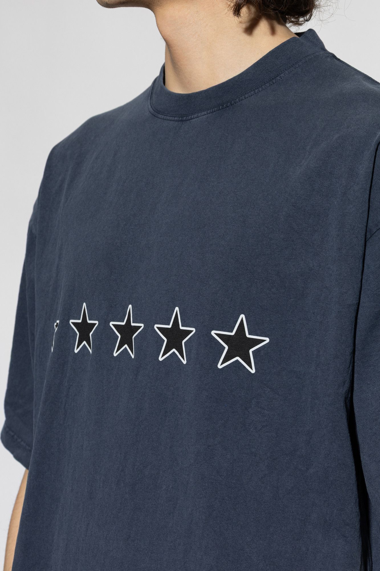 Balenciaga os11x0326 Rating Printed T-Shirt in Washed Navy Size US S / EU 44-46 / 1 - 5 Thumbnail