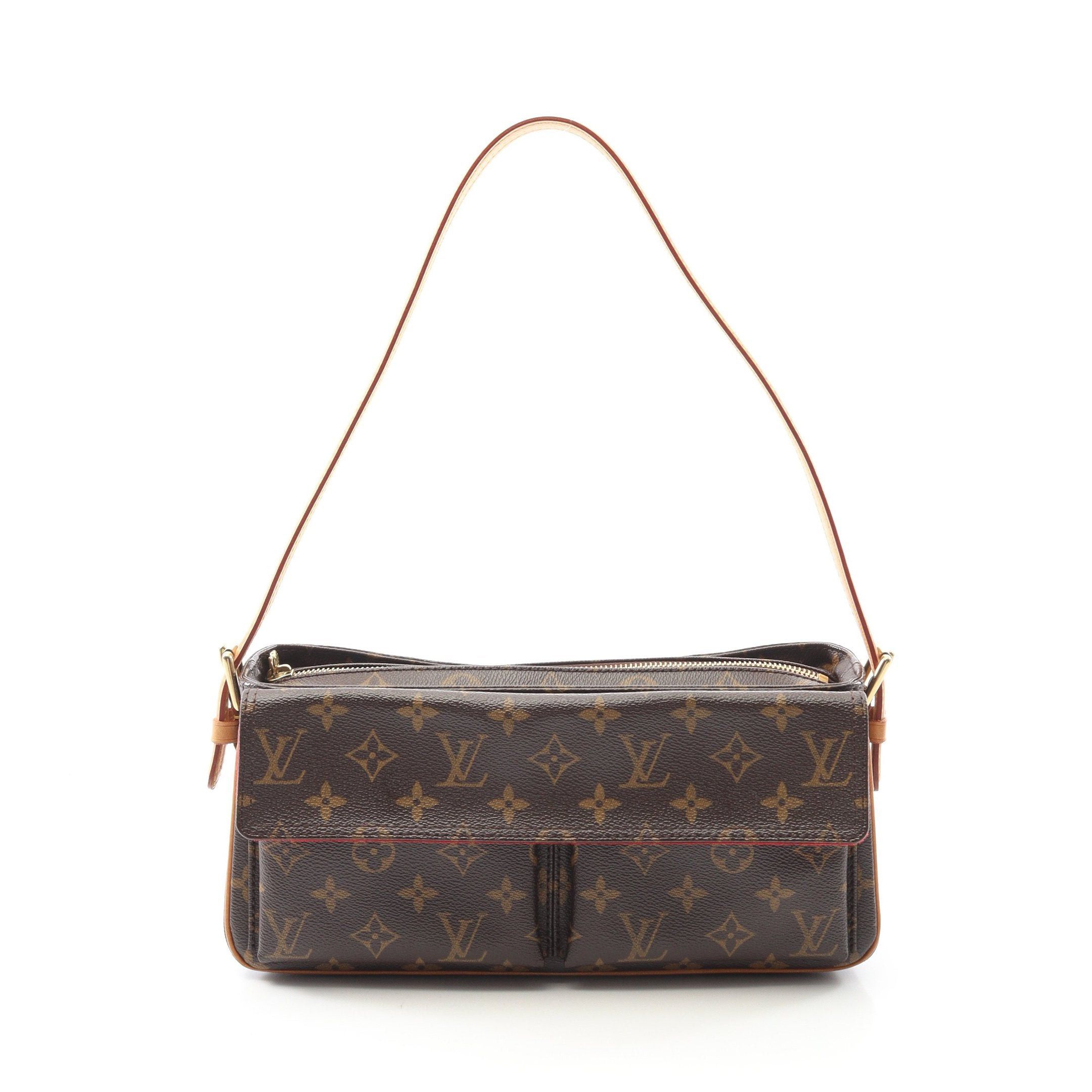 Louis Vuitton Louis Vuitton Vivacite Mm Monogram Shoulder Bag Leather Brown Size ONE SIZE - 1 Thumbnail