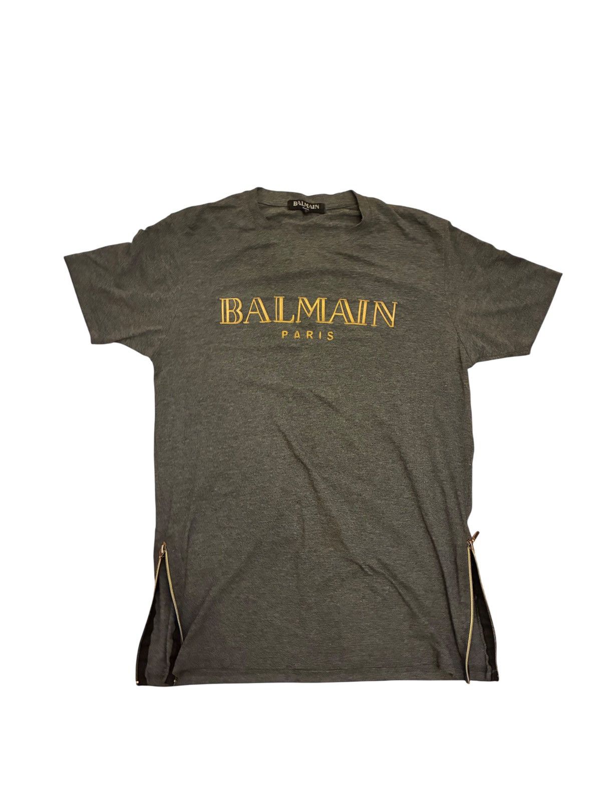 Balmain Balmain Logo Side Zip Shirt Size US M / EU 48-50 / 2 - 2 Thumbnail