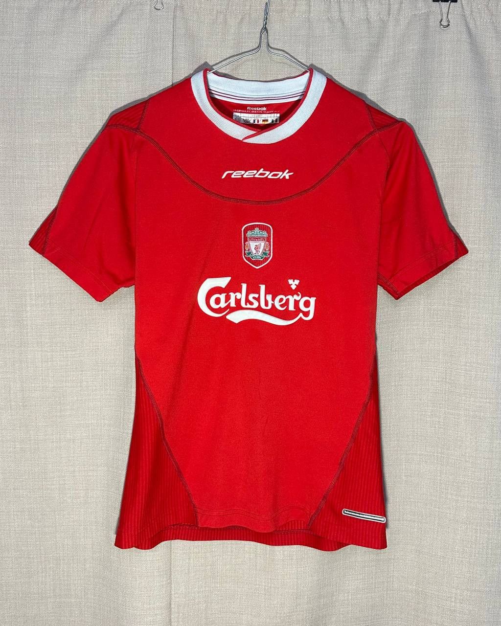 Reebok Liverpool Home 2002 2004 Reebok Football Shirt Jersey Soccer Size US XXS / EU 40 - 1 Thumbnail