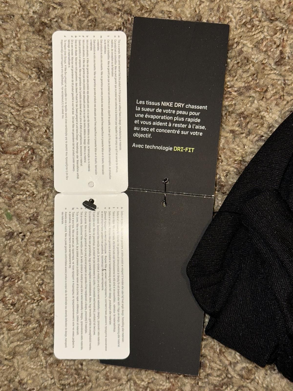 Nike Nike Men’s Run Division Long Sleeve Miler Black Top Sample Size US L / EU 52-54 / 3 - 10 Thumbnail