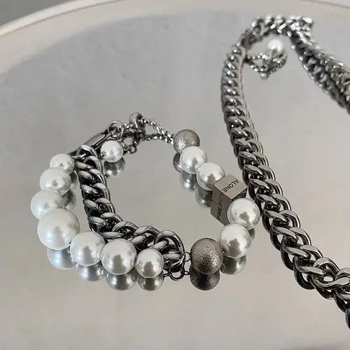 Designer × Vintage Vintage natural pearl bracelet Size ONE SIZE - 2 Thumbnail