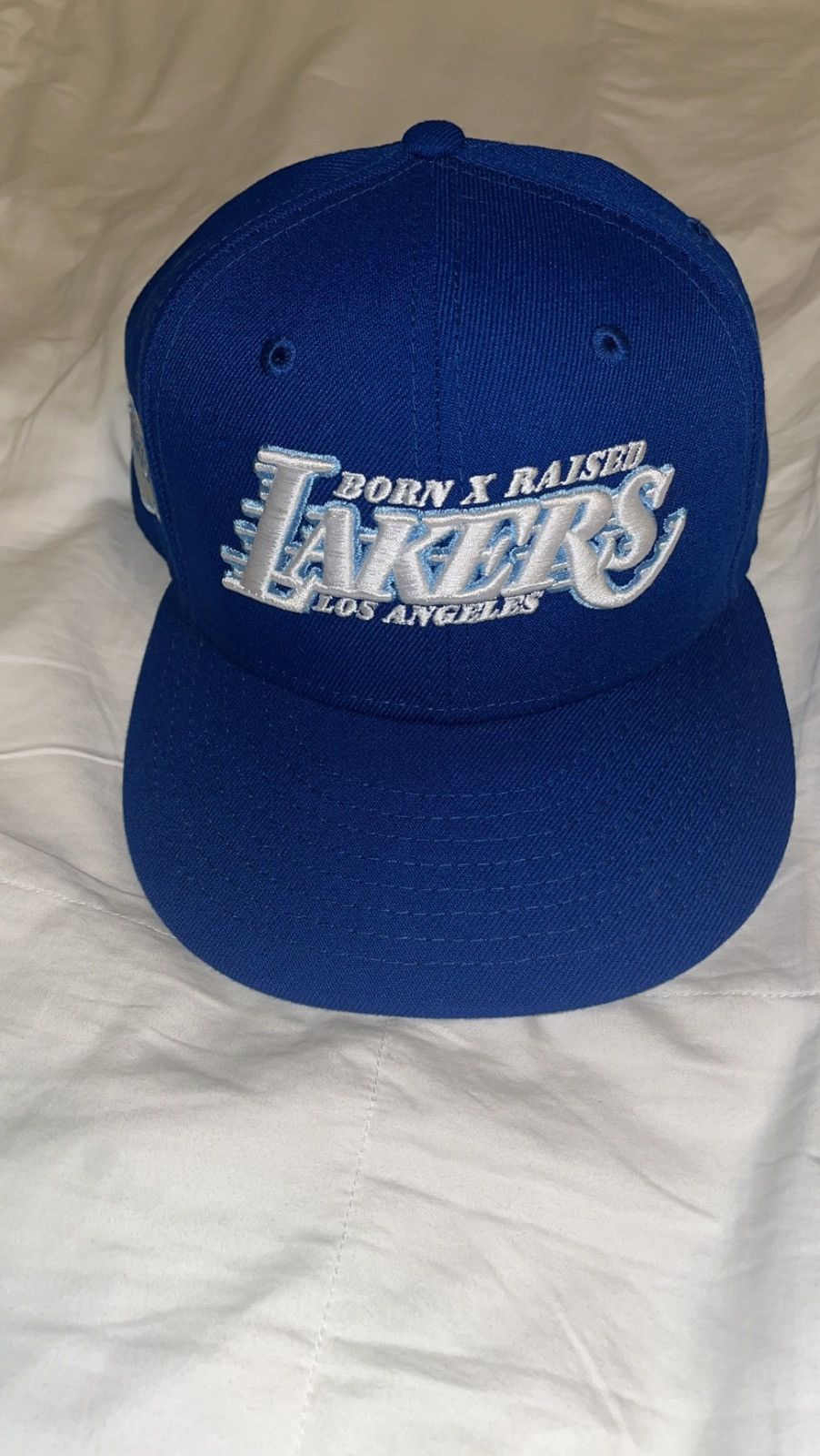 Casquette New Era Born X Raised Lakers 17 Rings - Taille 7 3/8 - Noire - Neuve Avec étiquettes