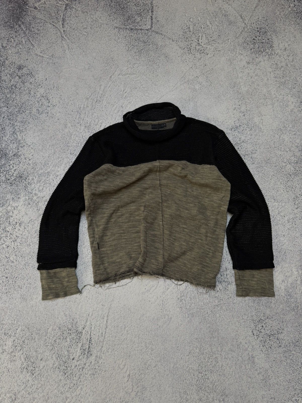 If Six Was Nine 00s Y2K Distressed Knit Sweater Opium Japanese Style Sweater Size S / US 4 / IT 40 - 1 Thumbnail