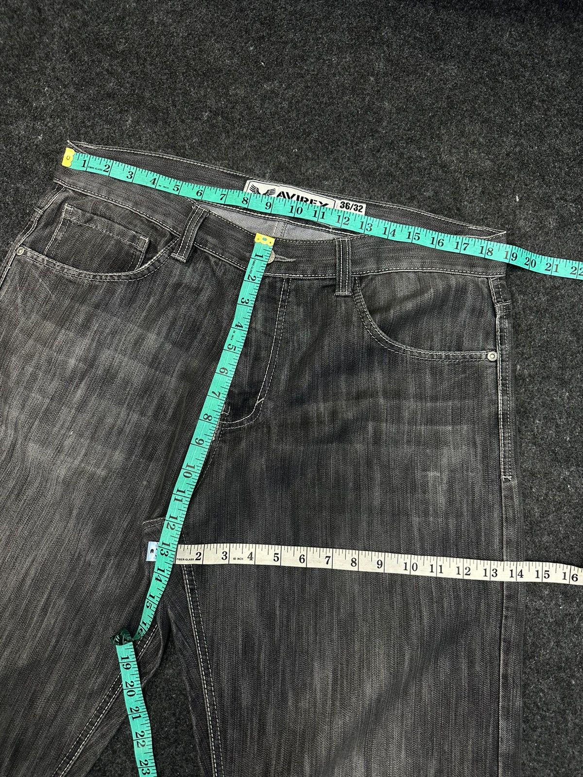 Avirex Avirex Baggy Washed Denim Size 36 F32 Size US 36 / EU 52 - 5 Thumbnail