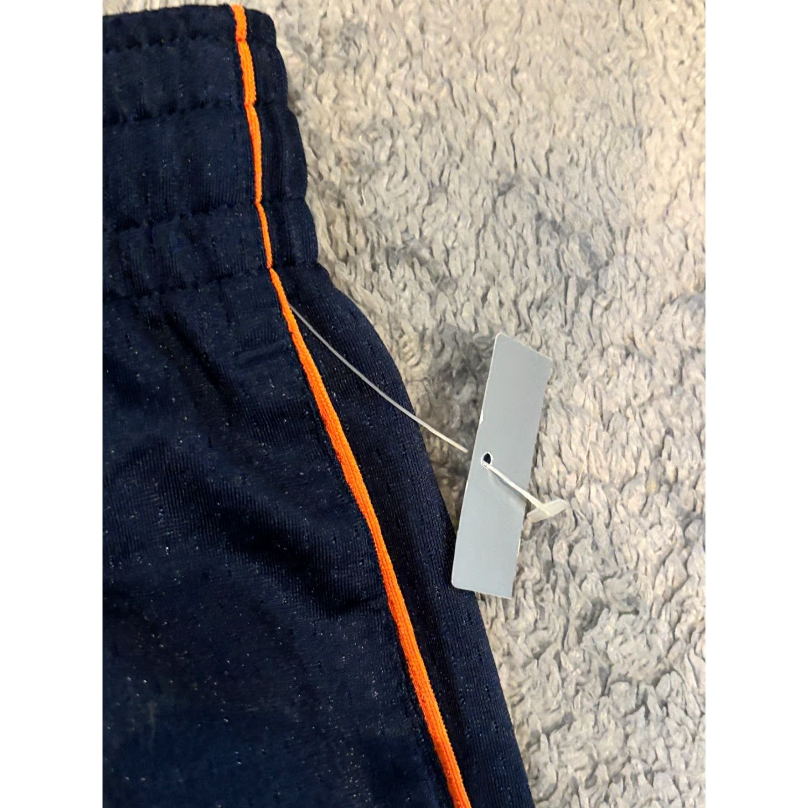 Reebok NWT Reebok Pants Mens Large Athletic Track Navy Blue Lined Elastic Waist Active Size US 33 - 2 Thumbnail