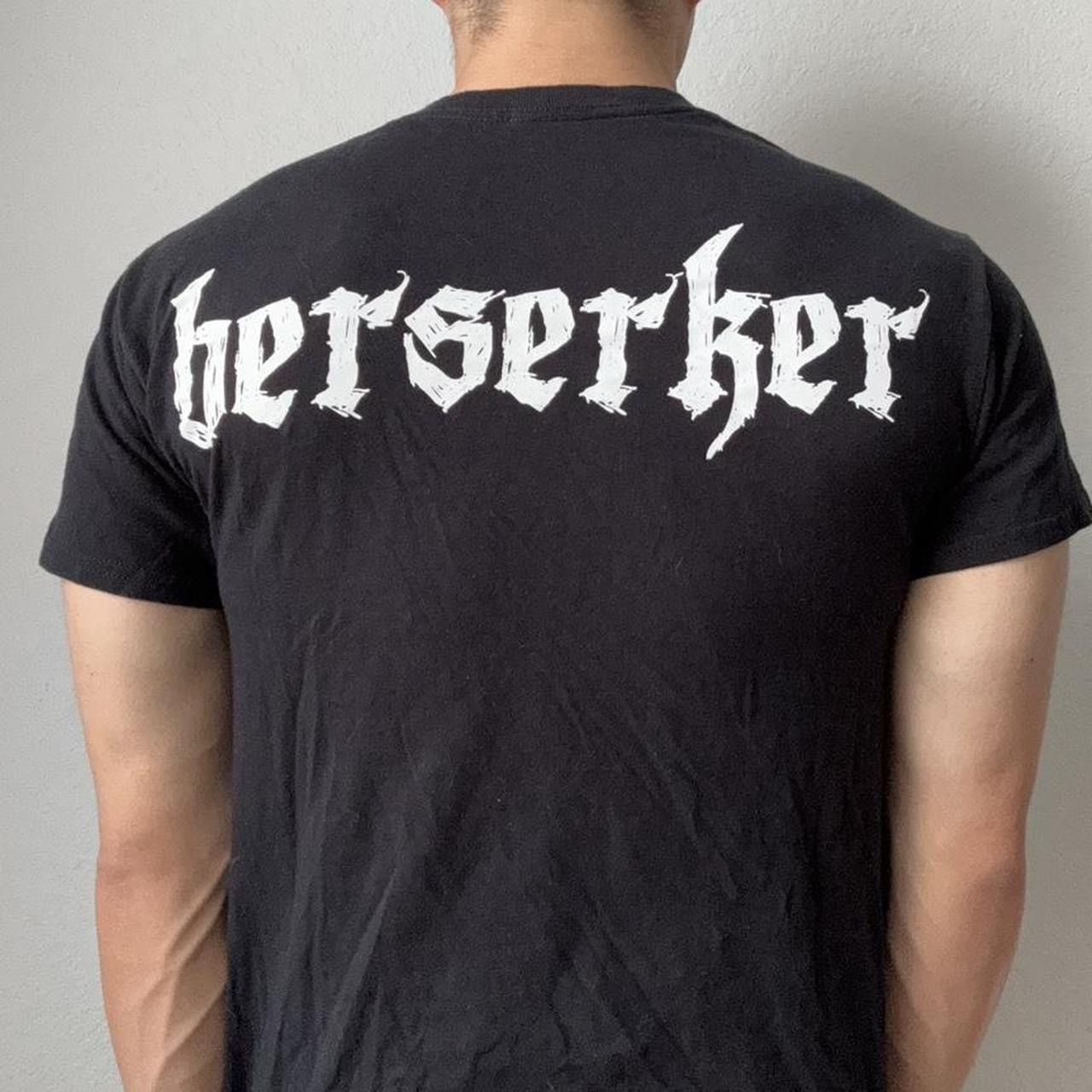 Band Tees × Vintage Beast in Black "Beserker" Band Graphics Black Tee Shirt Size US M / EU 48-50 / 2 - 2 Thumbnail