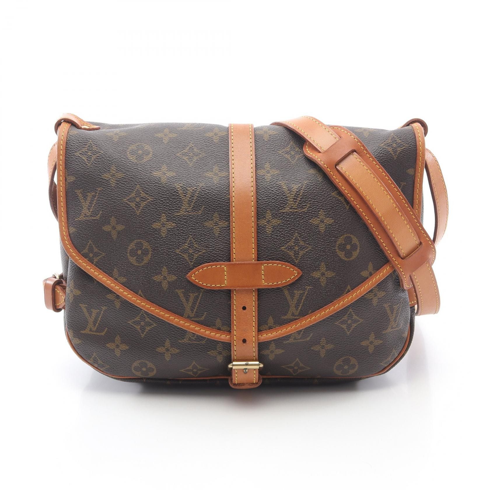 Louis Vuitton Louis Vuitton Louis Vuitton Saumur 30 Monogram Shoulder Bag Canvas Shoulder Bag M42256 Size ONE SIZE - 1 Thumbnail
