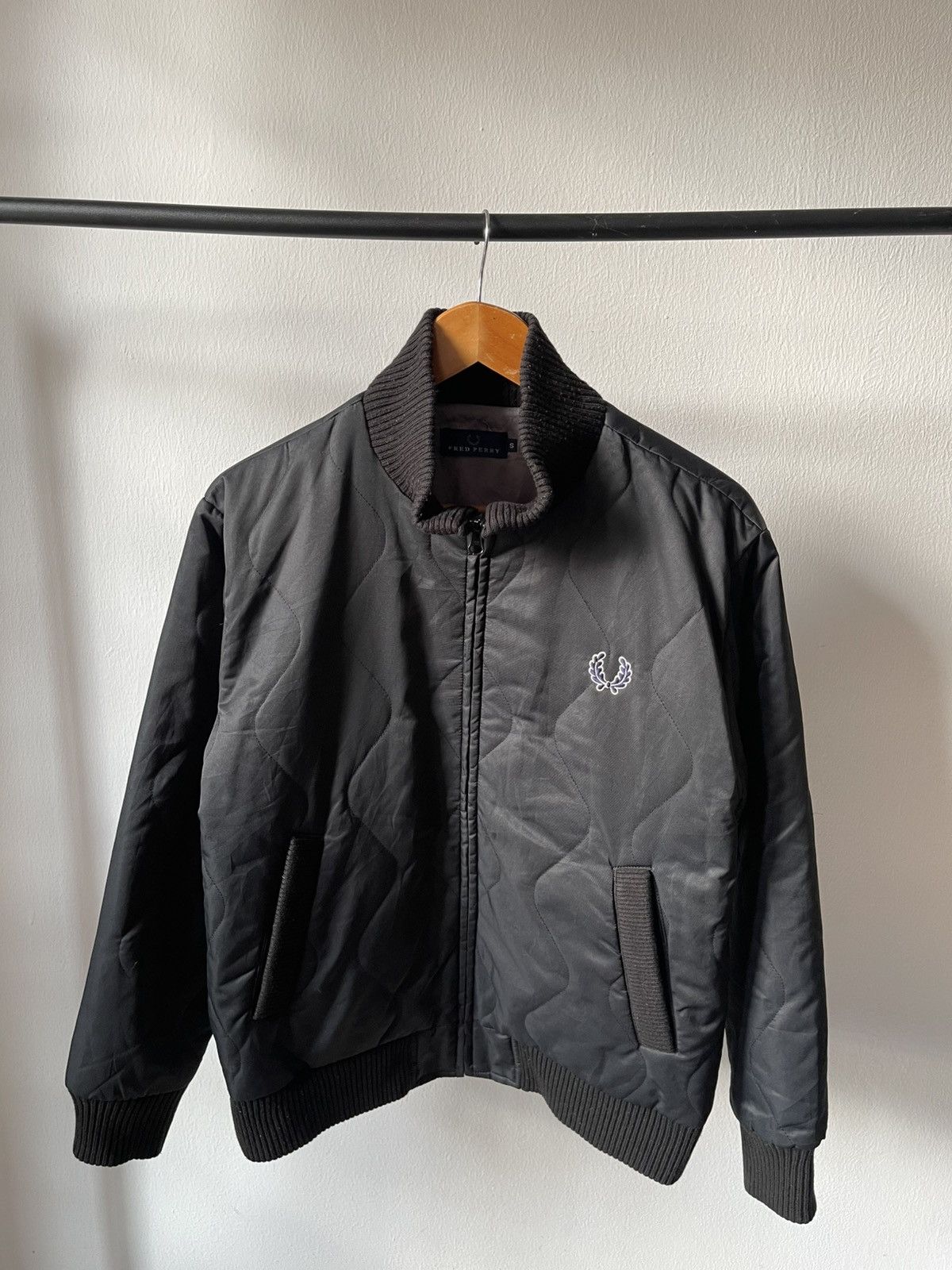 Fred Perry Vintage Fred Perry Quilted Bomber Jacket 11 Size US M / EU 48-50 / 2 - 2 Thumbnail