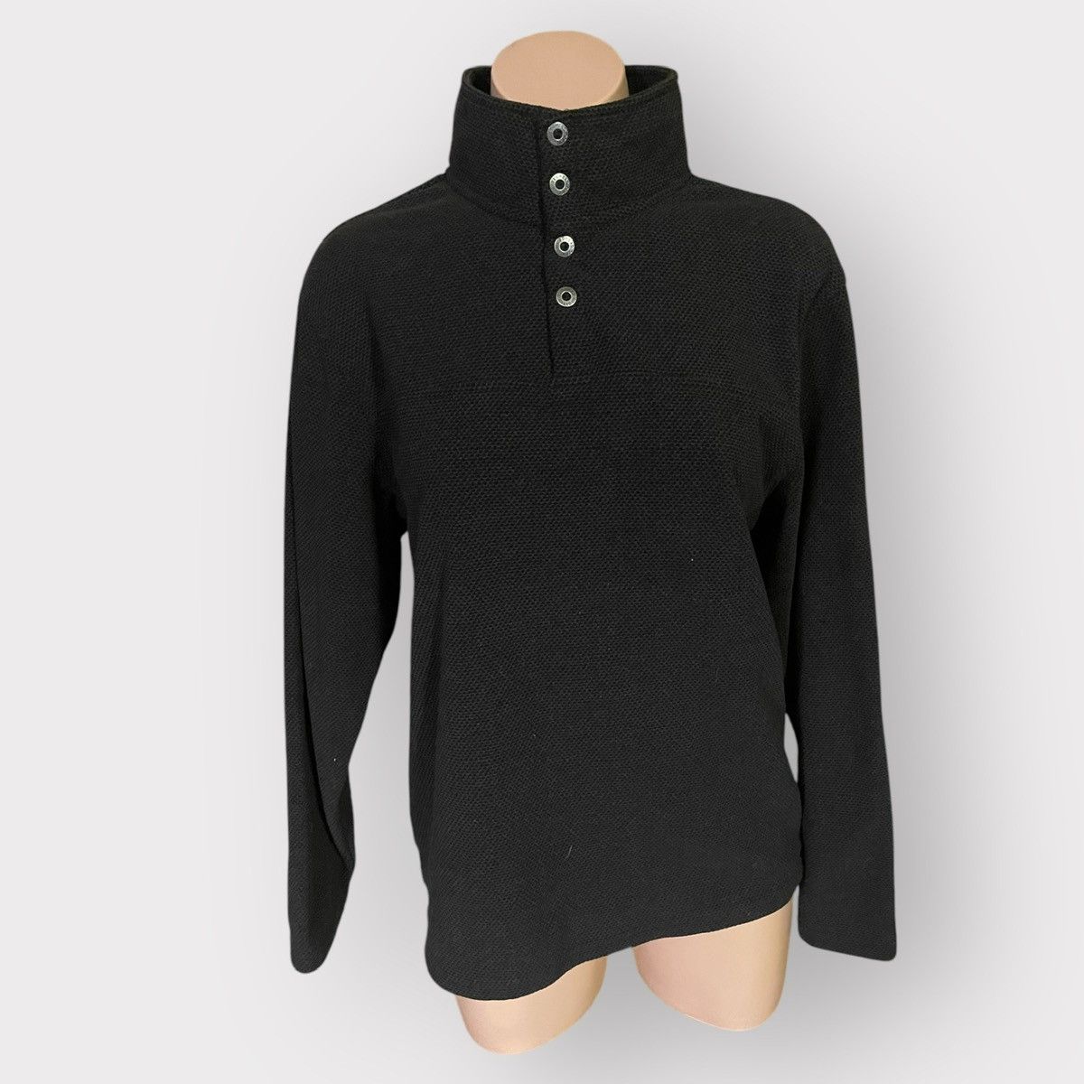 Redhead Red Head Brand Co Thermal Knit Small Black Long Sleeve Shirt Size US S / EU 44-46 / 1 - 1 Thumbnail