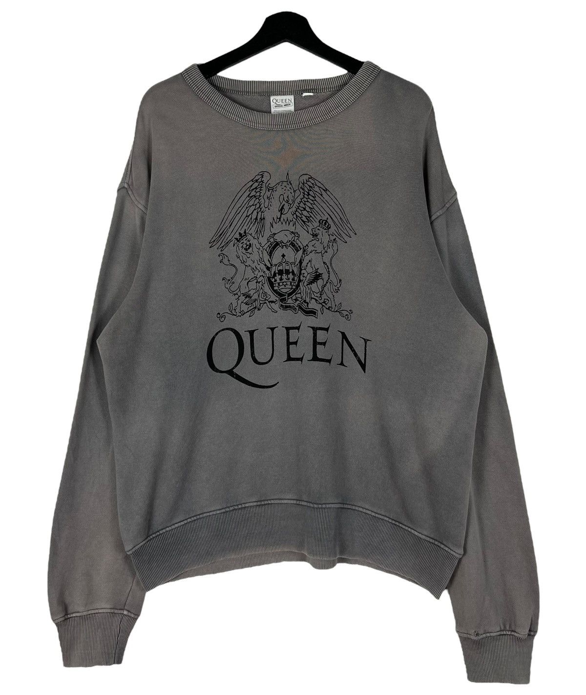 Band Tees Distressed QUEEN Freddie Mercury Sweatshirt Size US XL / EU 56 / 4 - 1 Thumbnail