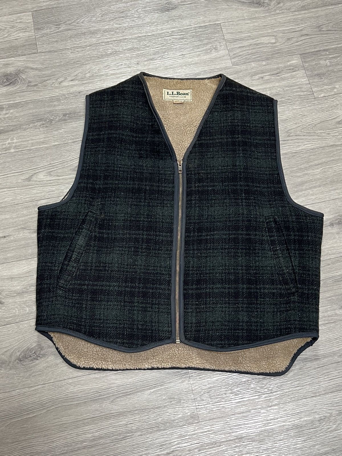 Japanese Brand L. L. Bean vintage wool men’s vest Size US L / EU 52-54 / 3 - 2 Thumbnail