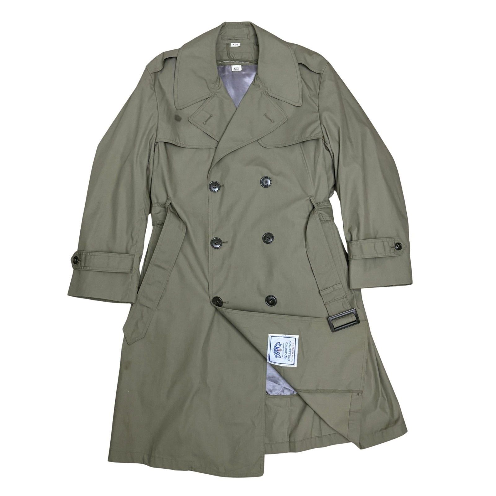 Other US ARMY NAVY MARINES DSCP Trench Coat Garrison Jacket Large Size US L / EU 52-54 / 3 - 1 Thumbnail