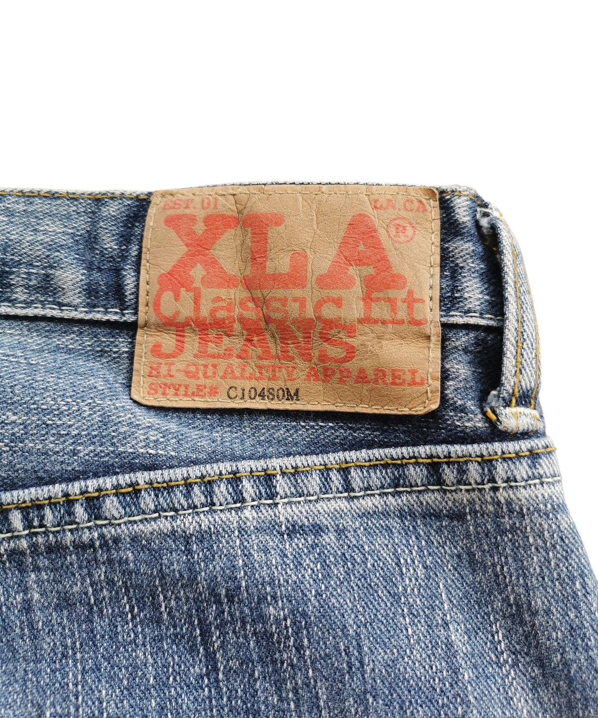 X-LARGE XLA Classic Fit Jeans - Size 36x33.5 Size US 36 / EU 52 - 11 Thumbnail