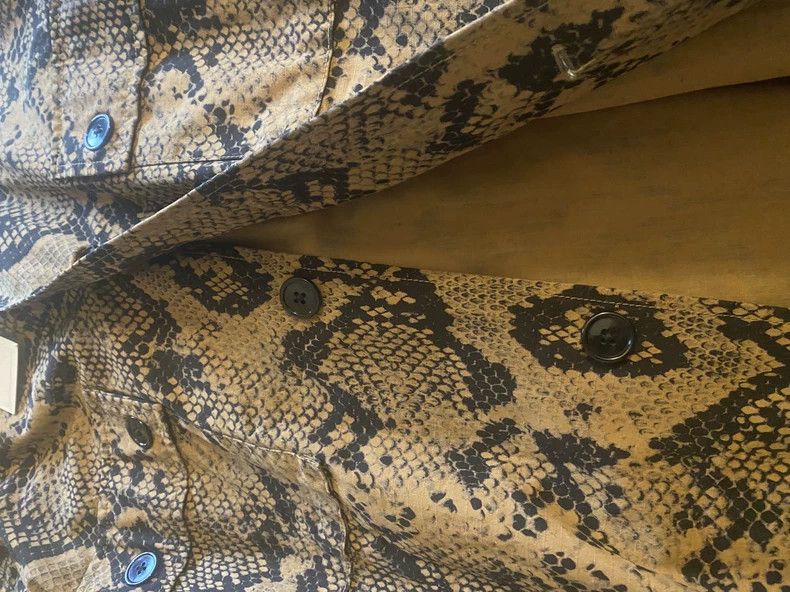 Wacko Maria Wacko Maria Camel snake print jacket shirt size L Size US L / EU 52-54 / 3 - 7 Thumbnail