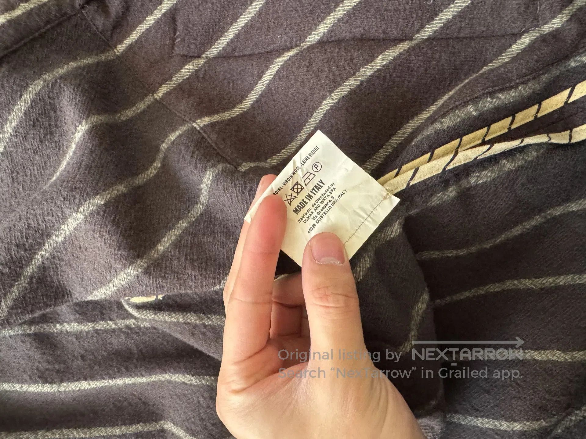 Uma Wang Uma Wang 20AW Striped Coat. Size S / US 4 / IT 40 - 5 Thumbnail