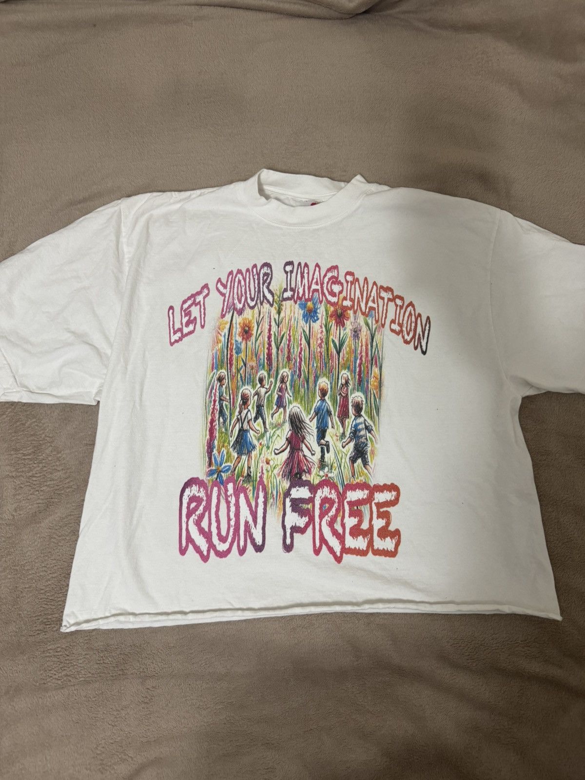 Other Cropped “Run Free” Tee Size US L / EU 52-54 / 3 - 1 Thumbnail