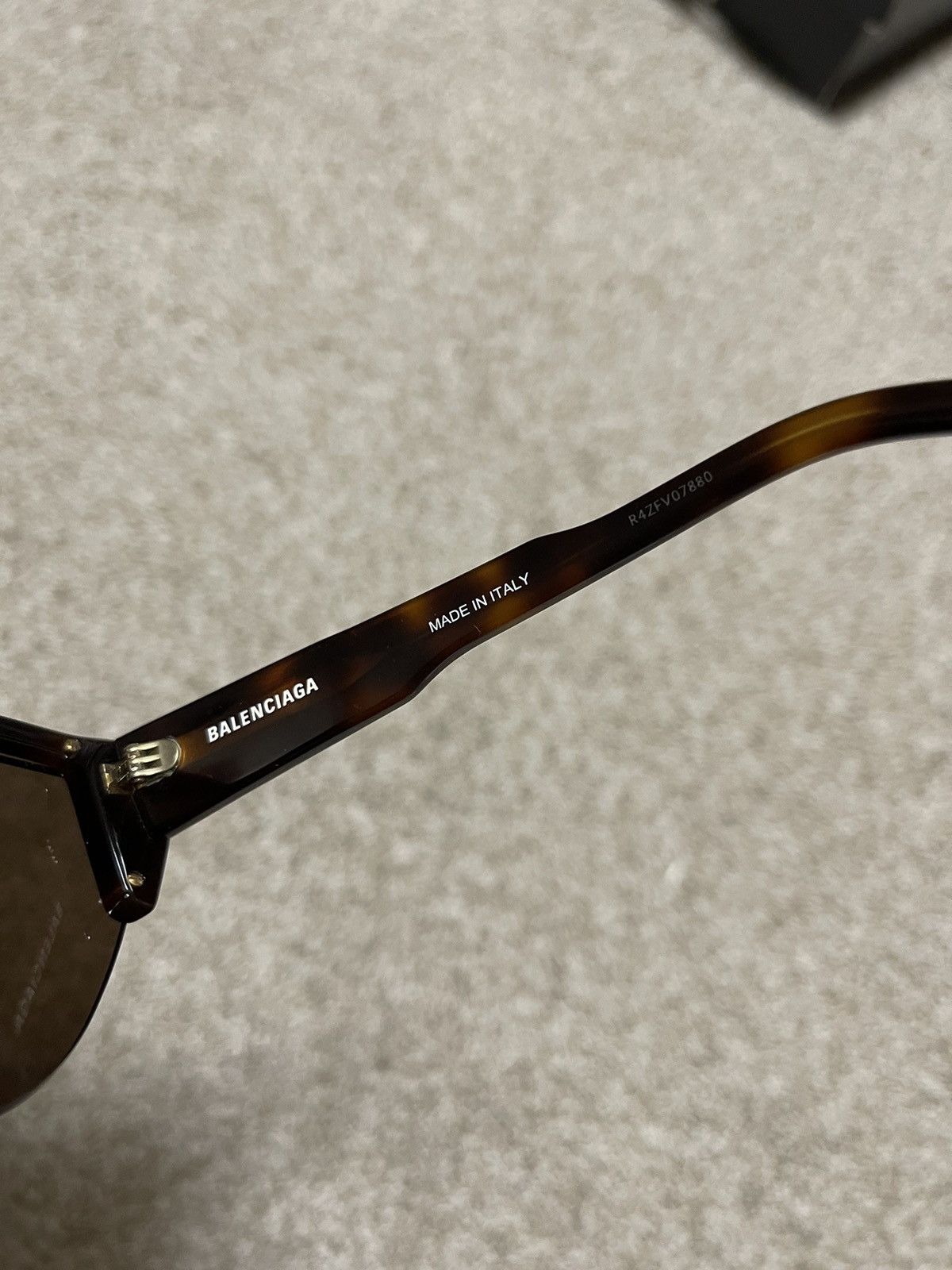 Balenciaga Balenciaga Shield Sunglasses Size ONE SIZE - 4 Thumbnail