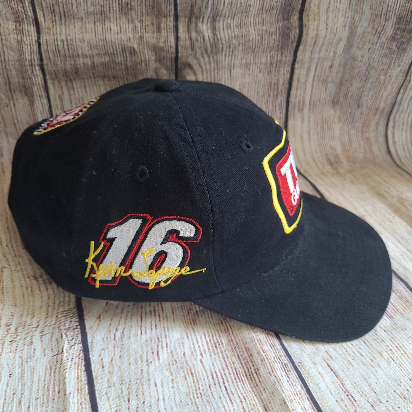 NASCAR × Vintage Vtg Nascar TV guide snapback hat #16 Kevin Lepage 1999 2000 Size ONE SIZE - 4 Thumbnail