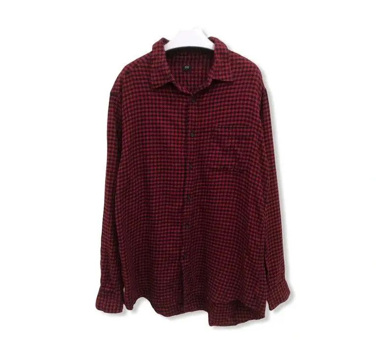 Japanese Brand Japanese Brand Uniqlo Plaid Tartan Flannel Shirt 👕 Size US XL / EU 56 / 4 - 1 Thumbnail