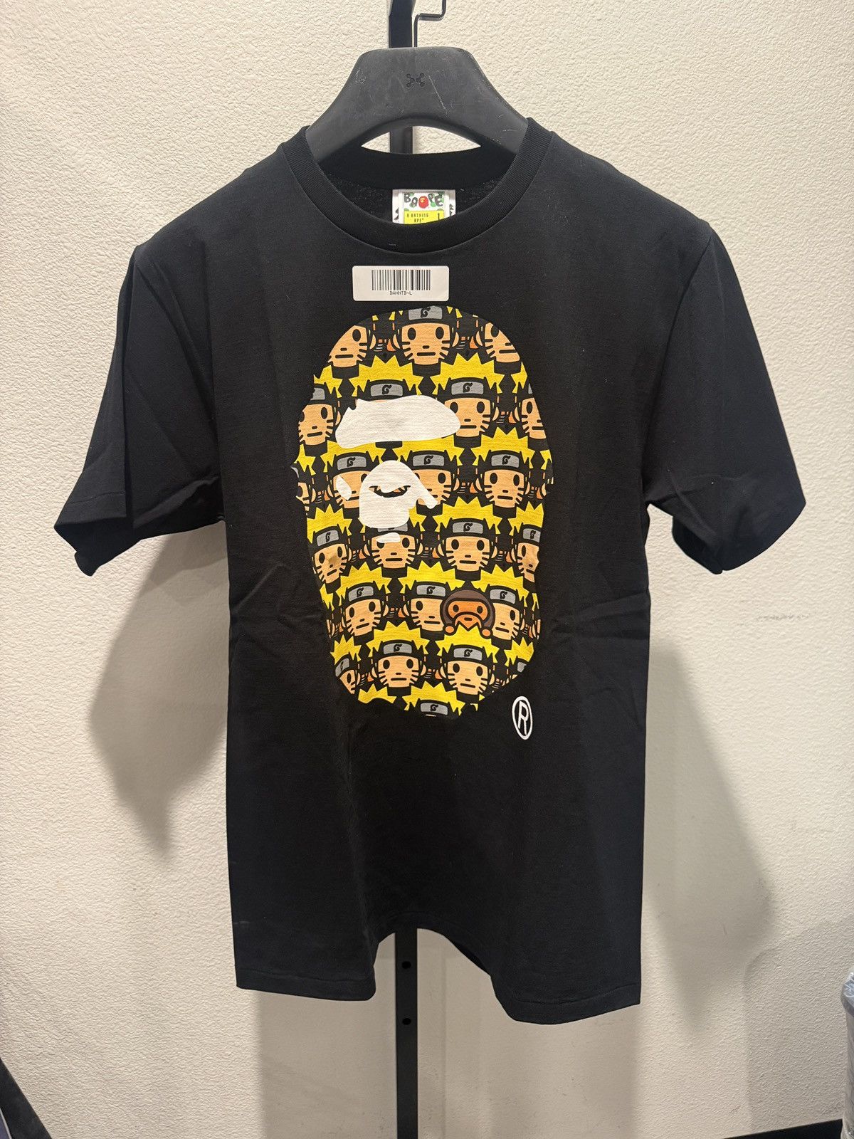 Bape BAPE x Naruto Ape Head Tee Black Brand New Size US L / EU 52-54 / 3 - 1 Thumbnail
