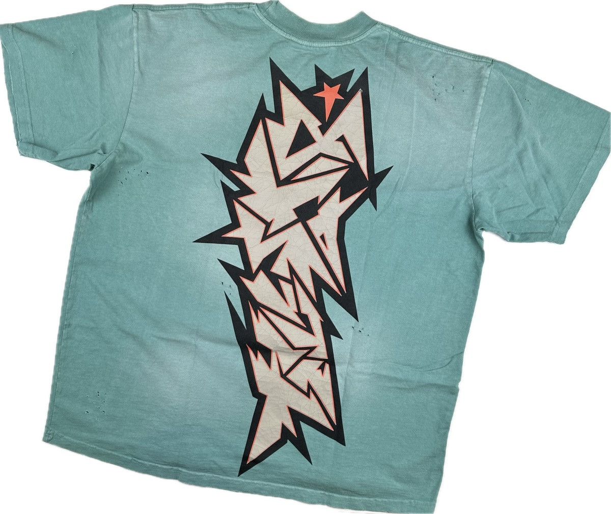 HELLSTAR Hellstar Sample Cracked Print T-shirt Size US XL / EU 56 / 4 - 3 Thumbnail