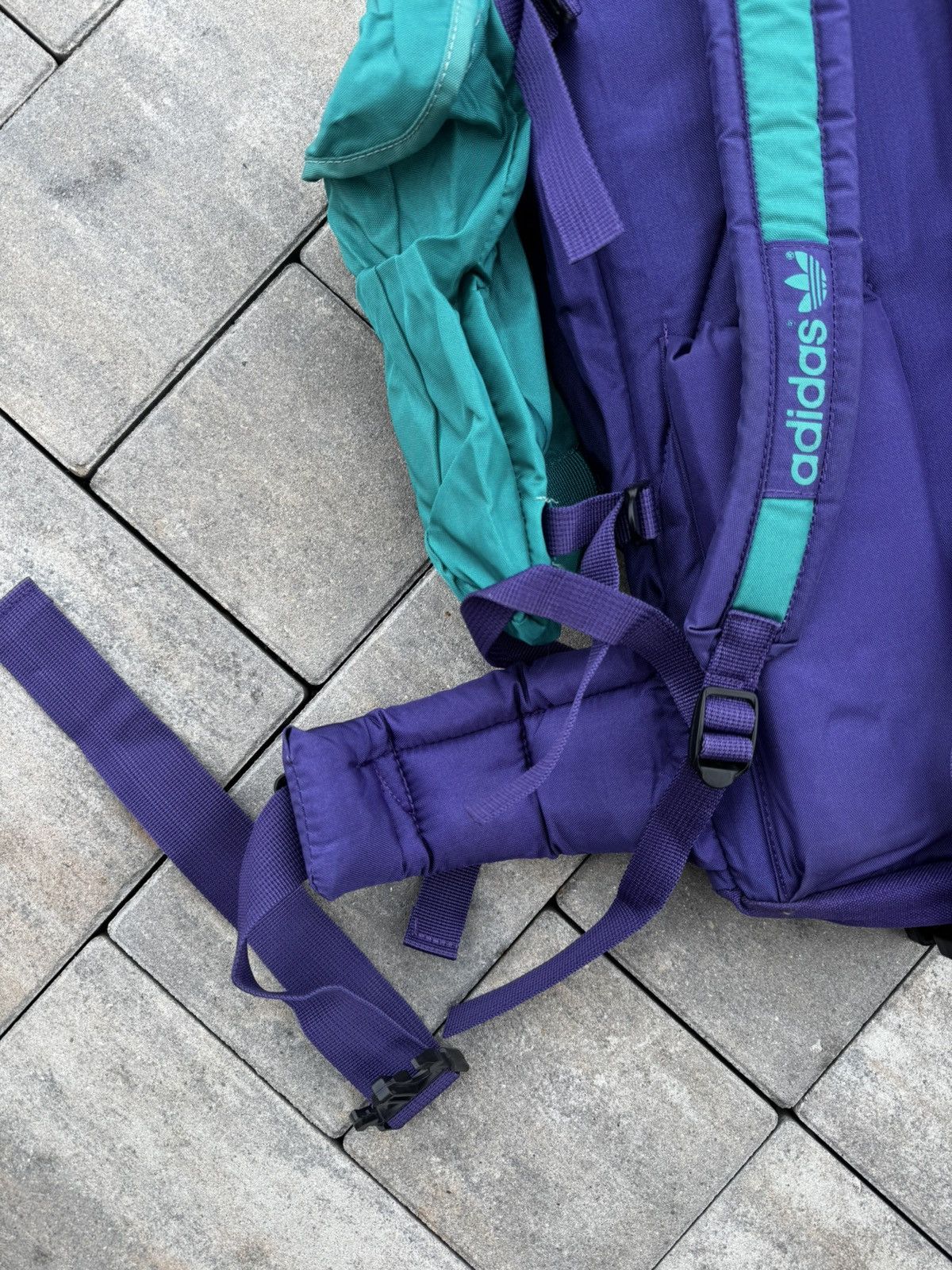 Adidas CRAZY! Adidas Retro 90s Pro 50 Himalaya Backpack Hiking Rare Size ONE SIZE - 17 Thumbnail