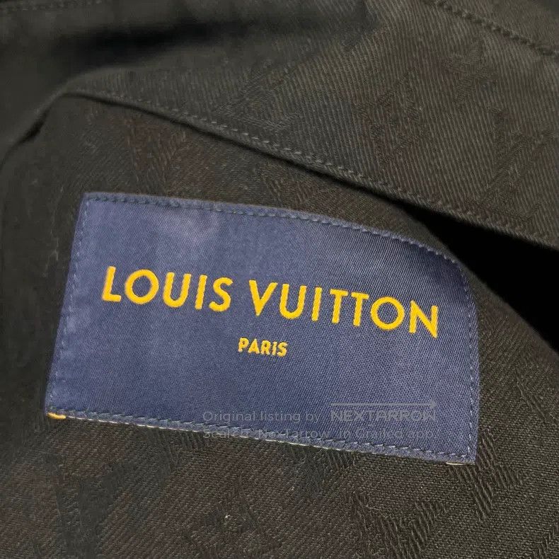 Louis Vuitton Louis Vuitton Monogram Dark Print Denim Jacket Size US L / EU 52-54 / 3 - 5 Thumbnail