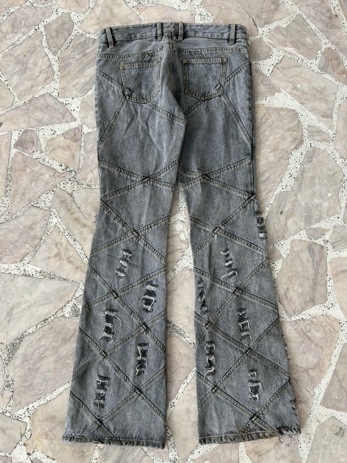 Japanese Brand Cynthia Japan Diamond Flare Denim Size 31" - 2 Thumbnail