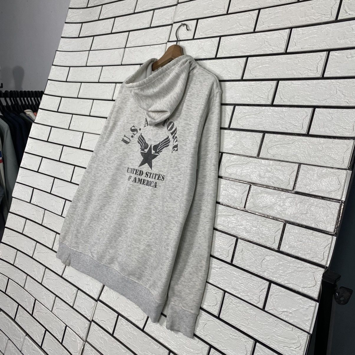 Japanese Brand 📌Vintage US Air Force Hoodie Big Logo Size US L / EU 52-54 / 3 - 12 Thumbnail