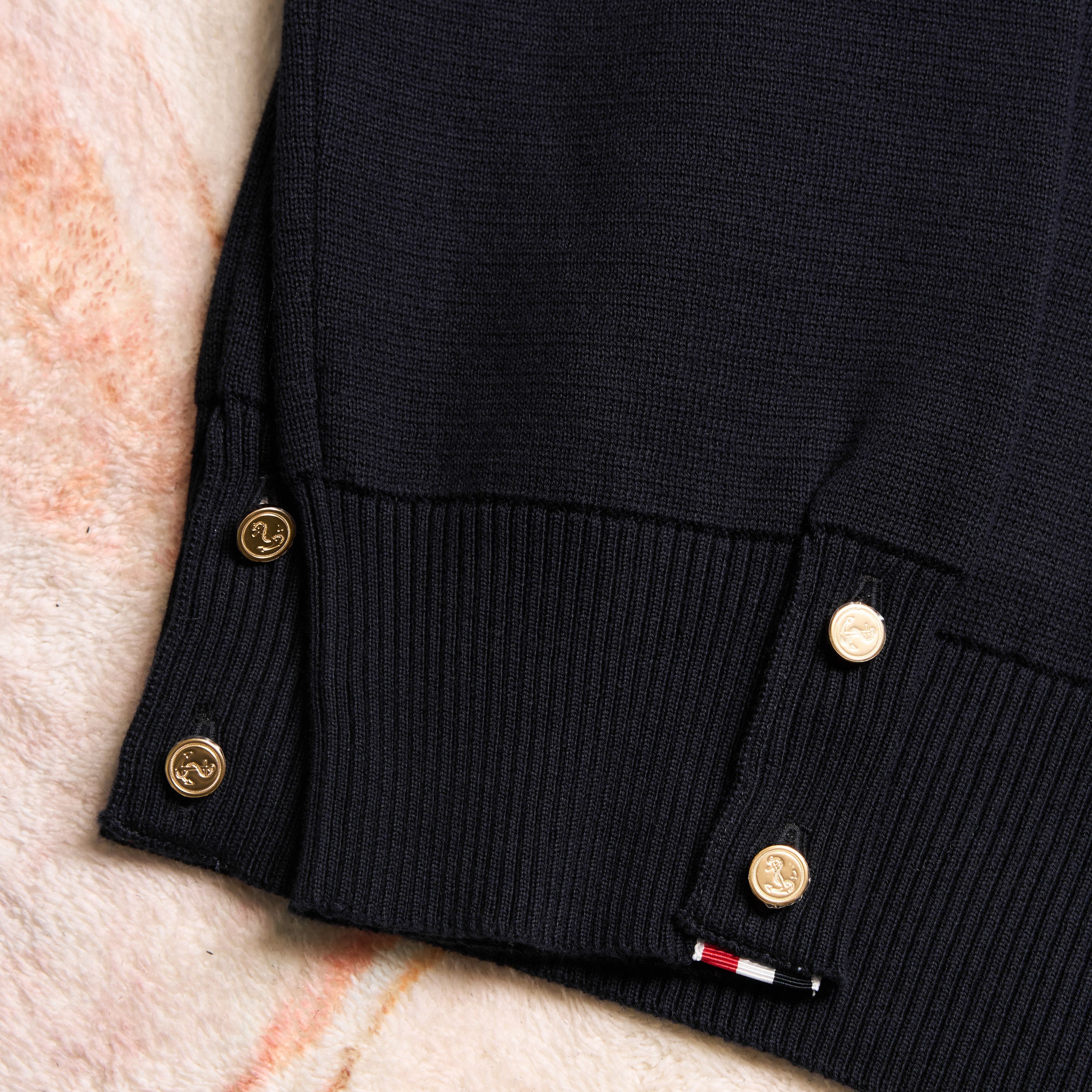 Thom Browne THOM BROWNE 4-Bar Cardigan Size US M / EU 48-50 / 2 - 3 Thumbnail
