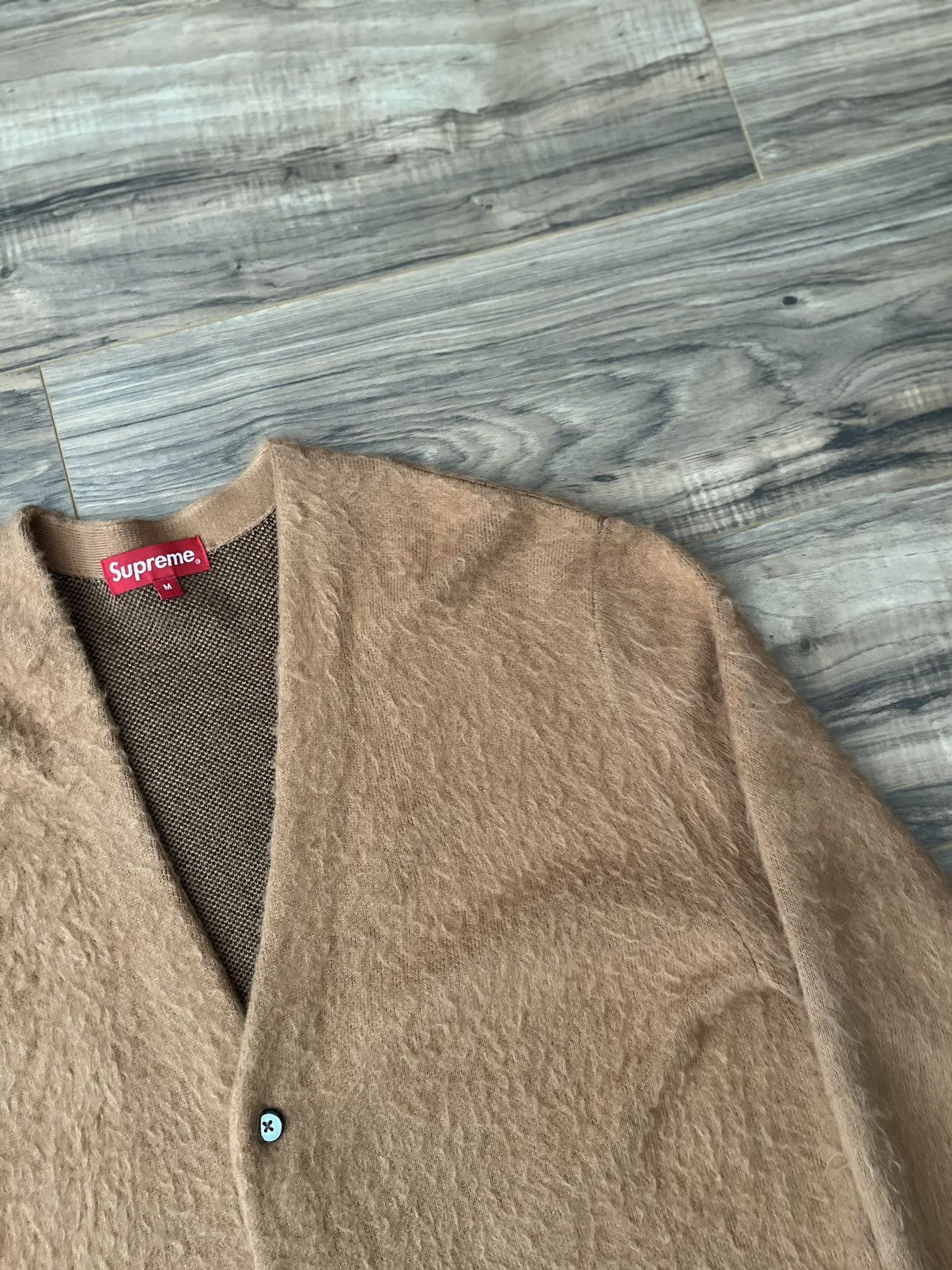 Supreme Supreme Brushed Checkerboard Cardigan Size US M / EU 48-50 / 2 - 8 Thumbnail