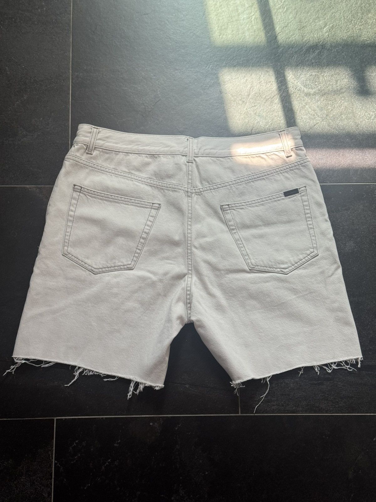 Saint Laurent Paris Saint Laurent Paris Cut Off Denim Shorts Size US 31 - 2 Thumbnail