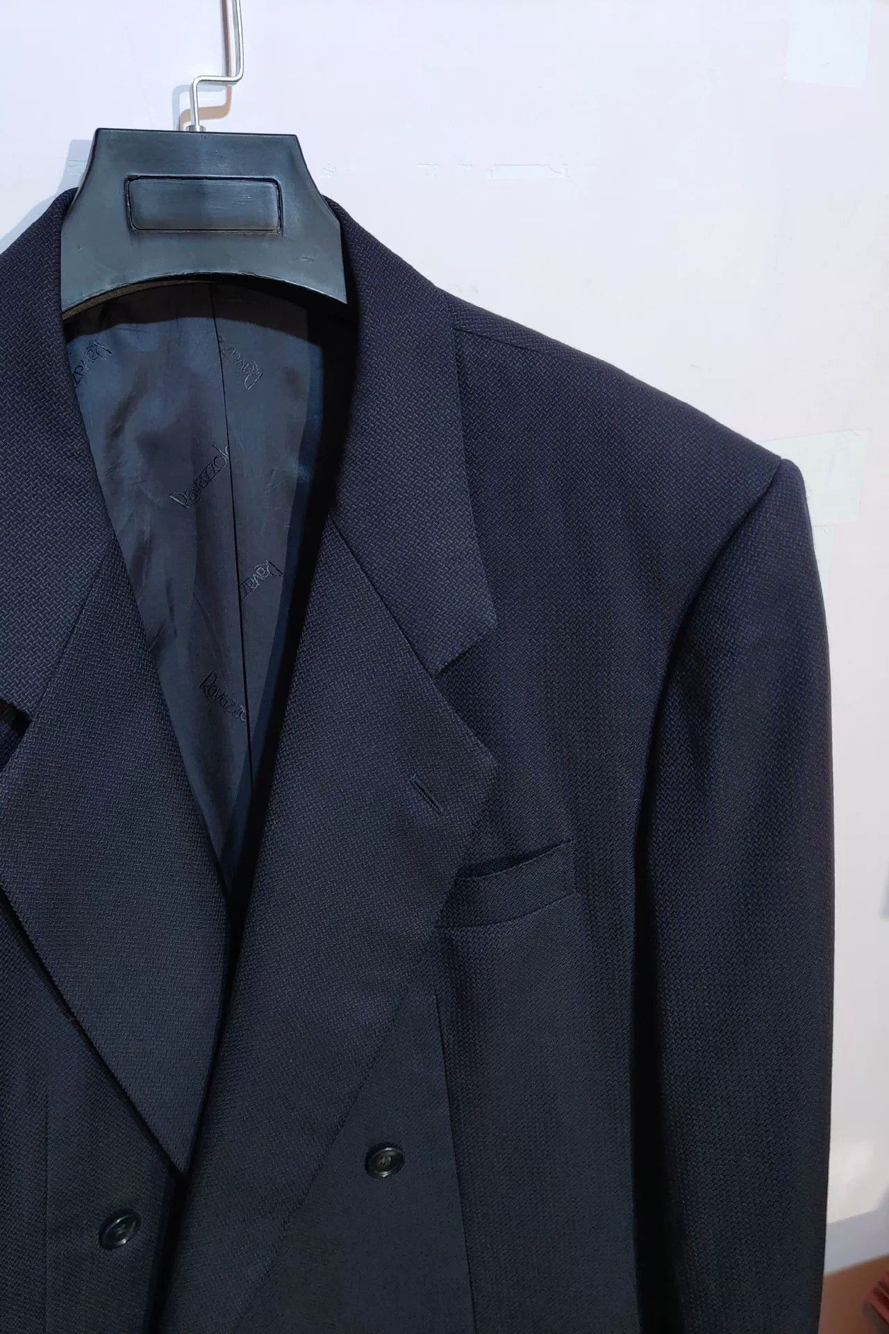Ravazzolo Italian Double-Breasted Wool Suit Size US L / EU 52-54 / 3 - 1 Thumbnail