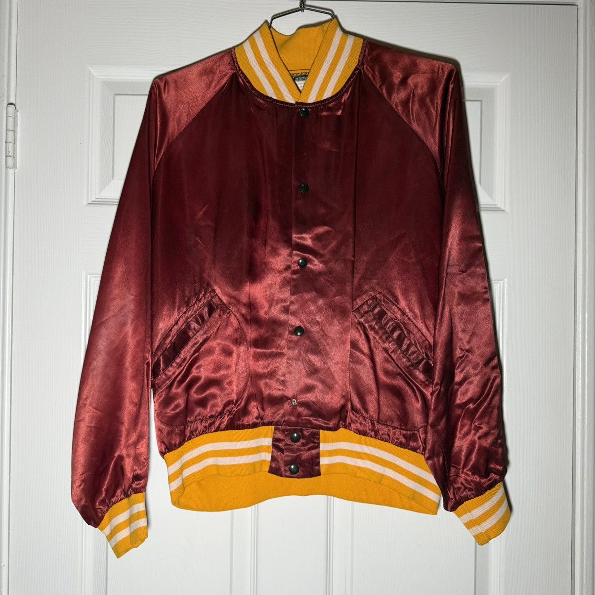Vintage Vintage Houston Cowboy Satin Jacket Sz XL Size US XL / EU 56 / 4 - 2 Thumbnail