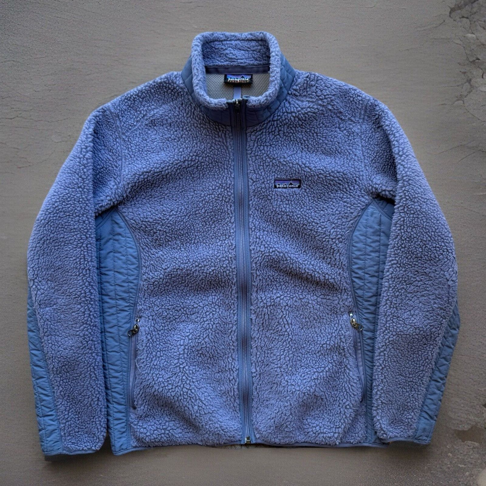 Patagonia × Vintage Patagonia Retro X Jacket Women's L Purple Full Zip Deep Pile Size L / US 10 / IT 46 - 1 Thumbnail