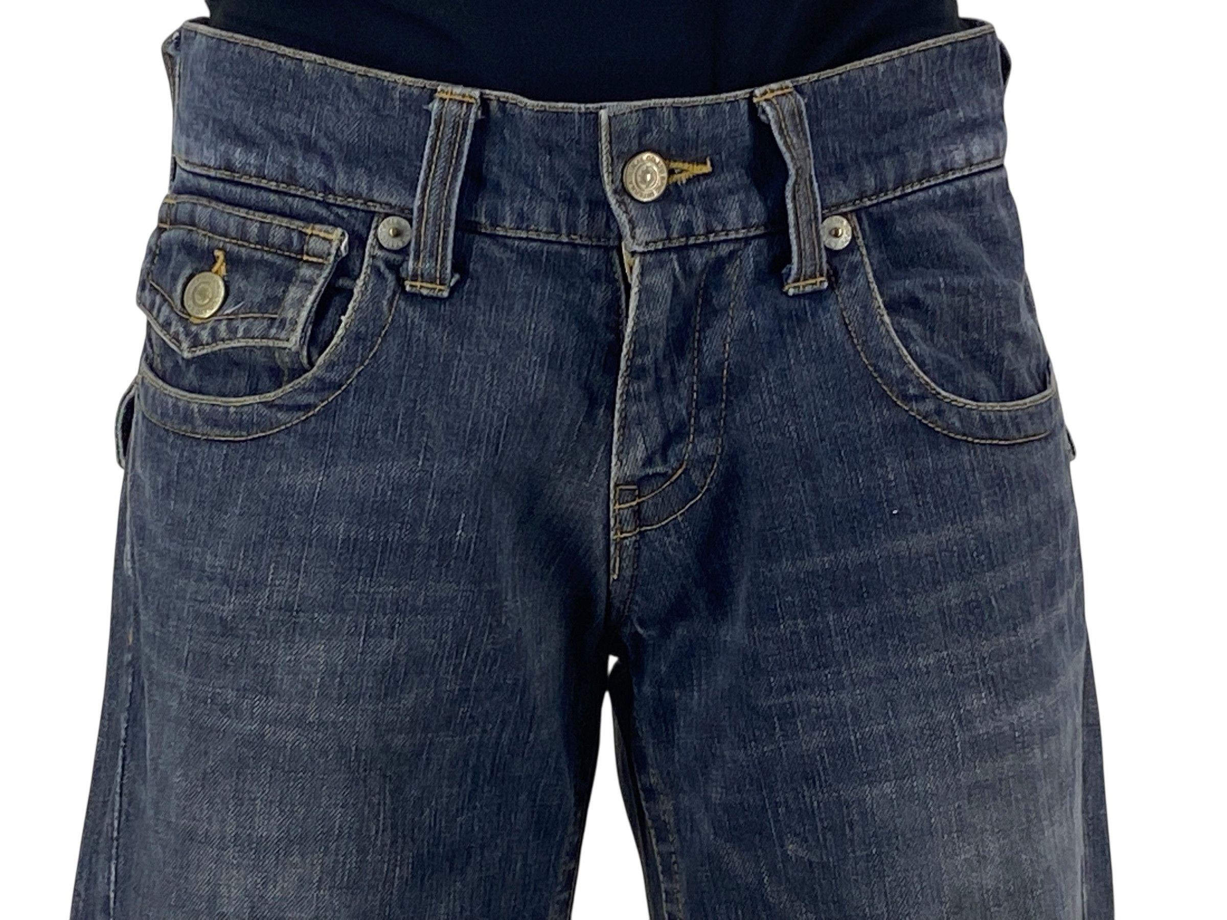 Tornado Mart Bootcut Denim Jeans Twisted Seam Jeans Size 29" - 3 Thumbnail