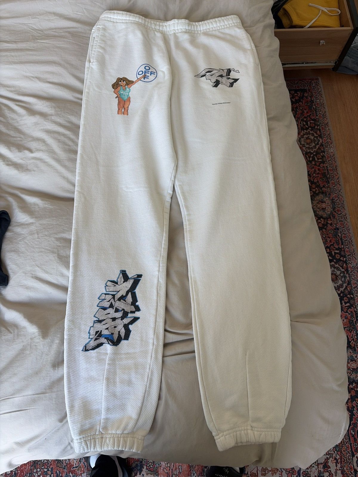 Off-White Off-White Virgil Dondi printed Sweatpant Size US 36 / EU 52 - 5 Thumbnail