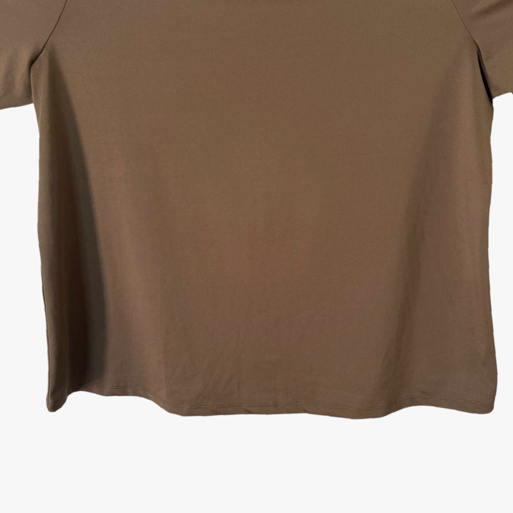 Vintage Susan Graver Essential Butterknit Elbow Sleeve Bateau Neck Top Women's 2X Brown Size XXL / US 16-18 / IT 52-54 - 6 Thumbnail