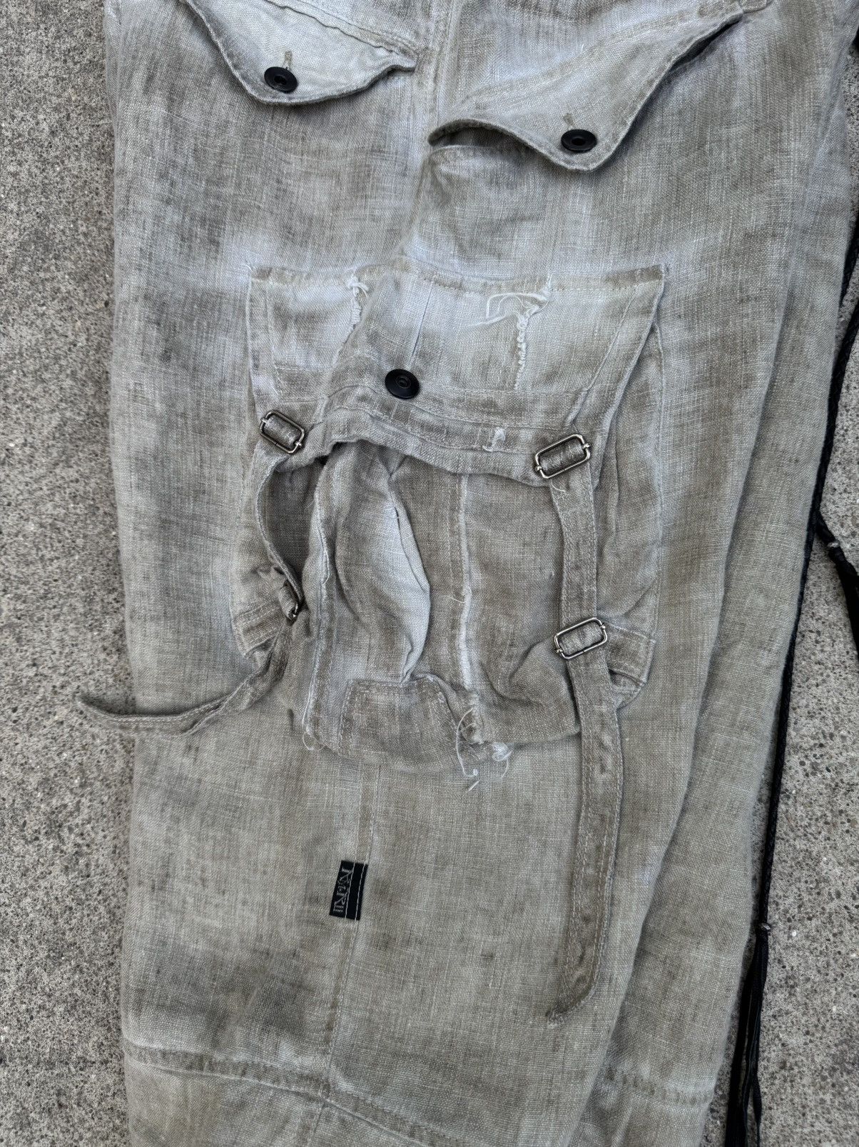 KMRii Kmrii Goat Linen Cargo Shorts Size US 31 - 16 Thumbnail