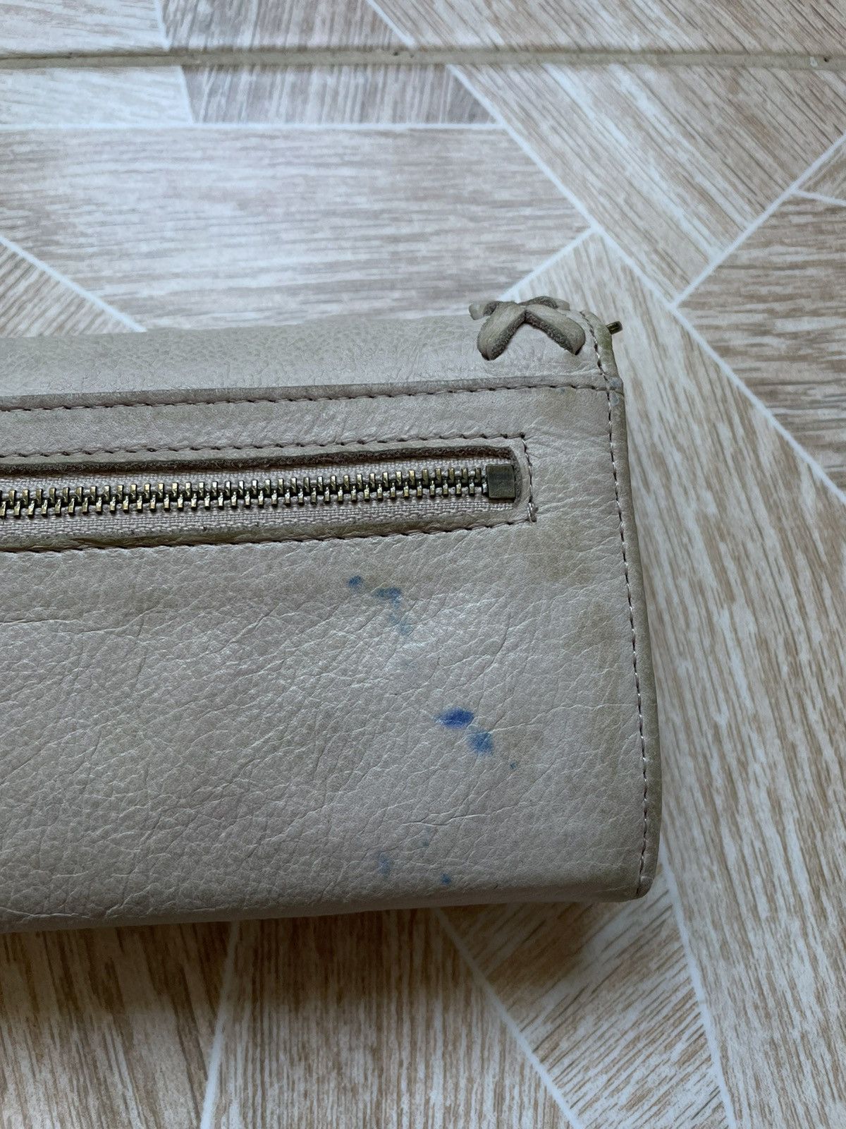 LIEBESKIND BERLIN × Vintage Y2K Archive Vintage Liebeskind Berlin Leather Beige Wallet Size ONE SIZE - 4 Thumbnail