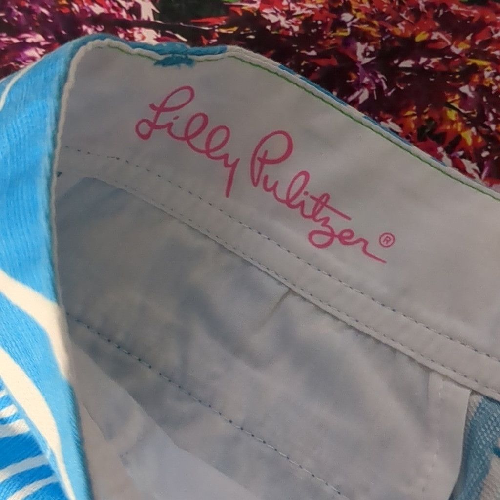 Lilly Pulitzer LILLY Pulitzer the Callahan blue shorts size 00 Size 24" / US 00 / IT 34 - 2 Thumbnail