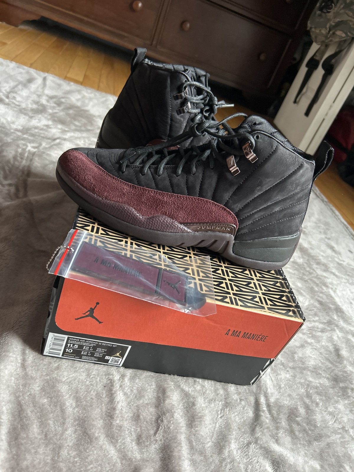 A Ma Maniere × Jordan Brand Air Jordan 12 A Ma Maniere Size US 10 / EU 43 - 12 Thumbnail