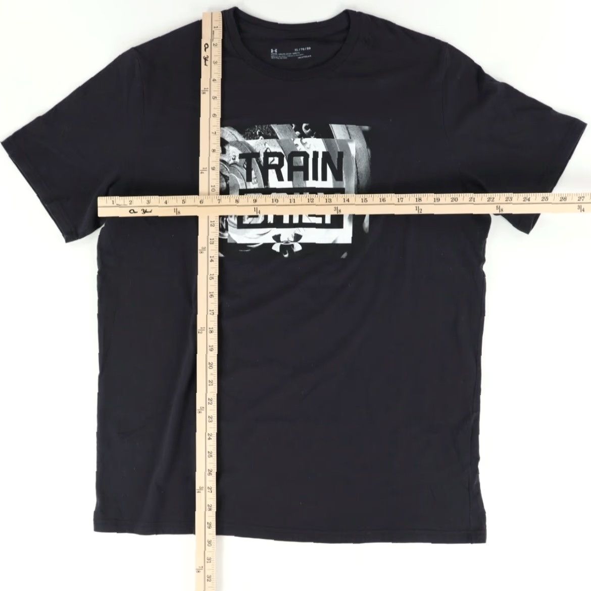 Under Armour Under Armour Train Daily Graphic Solid T-Shirt Black Men's XL Size US XL / EU 56 / 4 - 3 Thumbnail