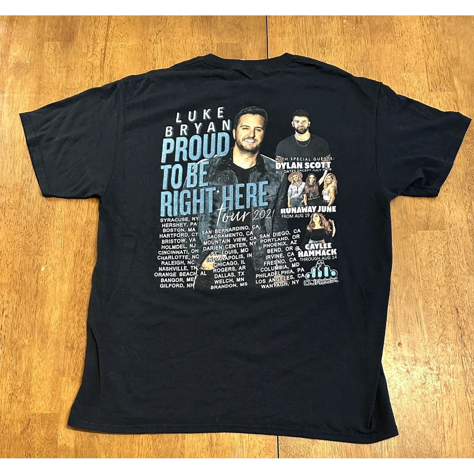 Fruit Of The Loom Luke Bryan 2021 Tour Shirt Large Country Music Mens Size US L / EU 52-54 / 3 - 2 Thumbnail